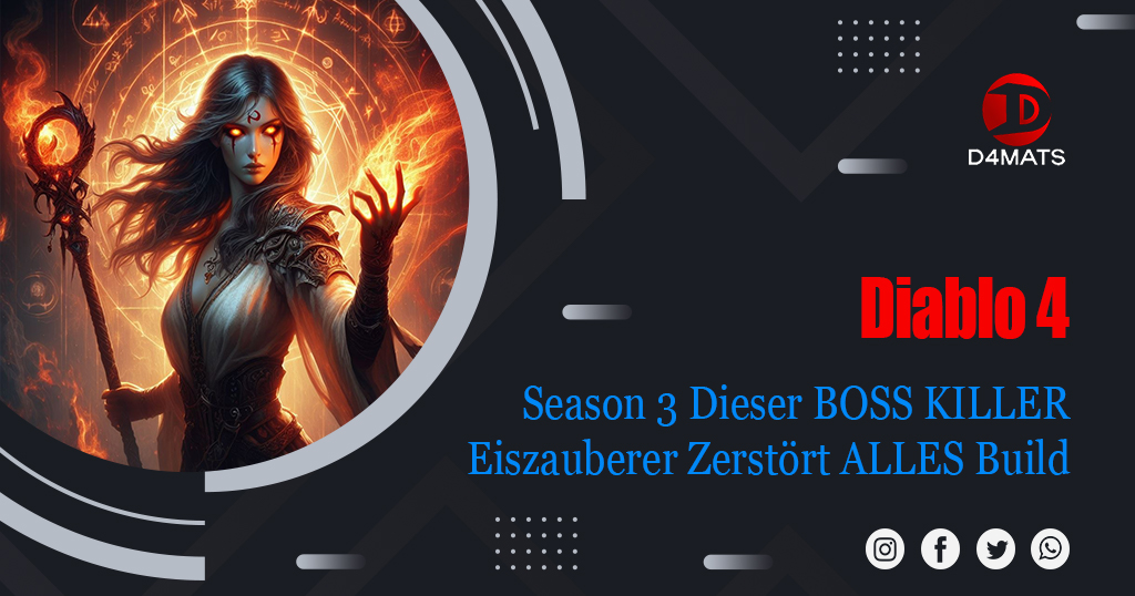 Diablo 4 Season 3 Dieser BOSS KILLER Eiszauberer Zerstört ALLES Build