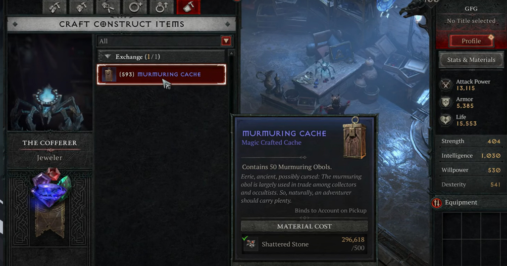 Diablo 4 Fastest Way to Get Vampiric Aspects with Shattered Stones & Aspect Gambling Guides